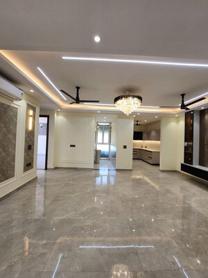 Living Room in 3 BHK Builder Floor at Chattarpur – for Rent