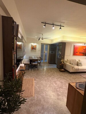 Living Room in 3 BHK Apartment at Lokhandwala Harmony, Worli – for Sale