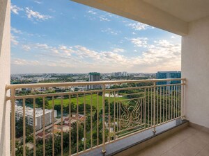 Balcony in 4 BHK Apartment at Prestige Waterford, Whitefield – for Rent