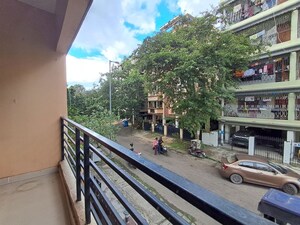 Balcony in 3 BHK Apartment at New Town Action Area 1 – for Rent