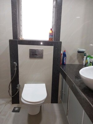 Bathroom in 3 BHK Apartment at Courtyard by Narang Realty and The Wadhwa Group, Pokhran Road No Two – for Sale