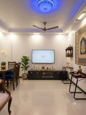 Living Room in 3 BHK Apartment at Raj Infinia, Malad West – for Sale