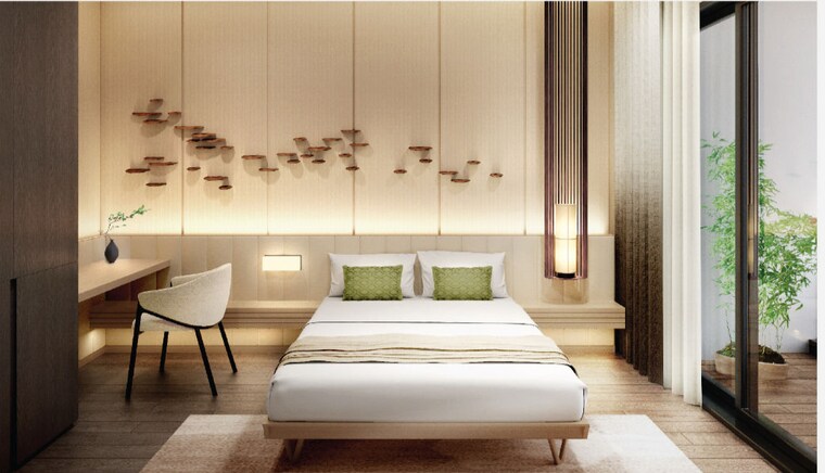 Bedroom, krisumi-waterside-residences 2.5 Bedroom 2309 Sq.Ft. Apartment In Sector 36a Gurgaon 10645558