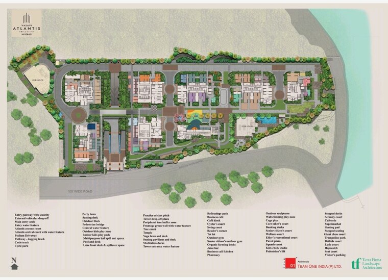 Master Plan, vasavi-atlantis 3 Bedroom 1610 Sq.Ft. Apartment In Narsingi Hyderabad 10645568