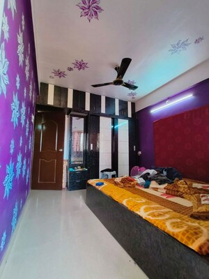 Bedroom in 2 BHK Apartment at Gulmohar Serene, Kharadi – for Rent