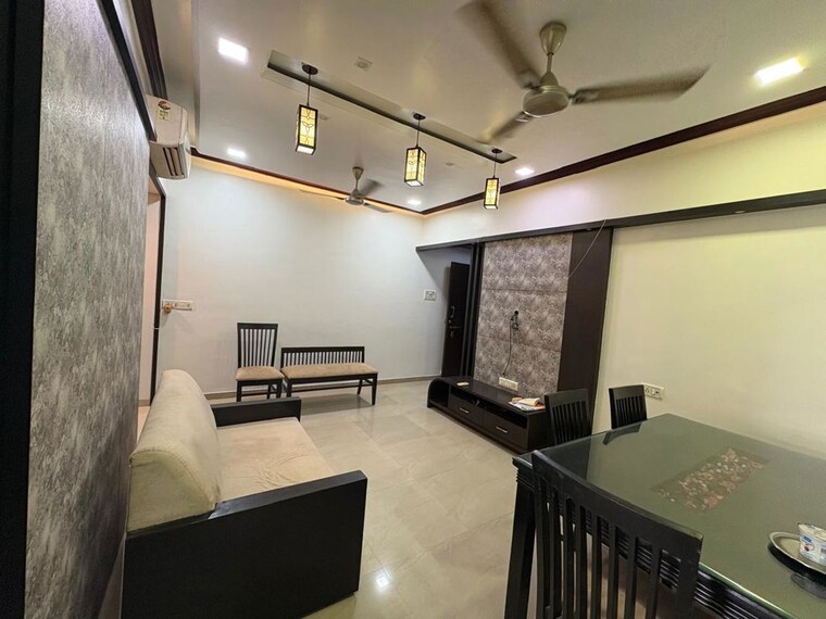 Living Room, monarch-properties-luxuria 2 Bedroom 1200 Sq.Ft. Apartment In Kharghar Navi Mumbai 10645574