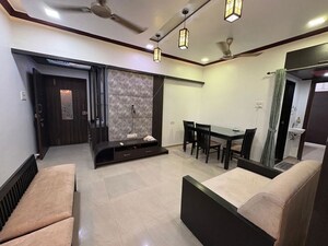 Living Room in 2 BHK Apartment at Monarch Properties Luxuria, Kharghar – for Rent