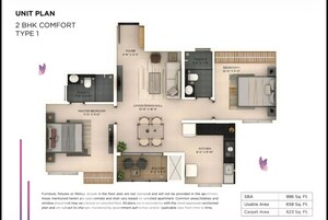2 BHK Apartment For Sale in Provident Botanico, Whitefield