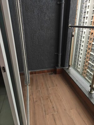 Balcony in 2 BHK Apartment at Gera Planet Of Joy, Kharadi – for Rent