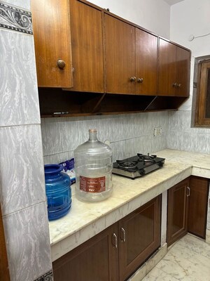 Kitchen in 1 BHK Builder Floor at Kalkaji – for Rent
