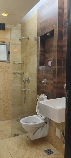 Bathroom in 3 BHK Apartment at Oberoi Springs, Andheri West – for Rent