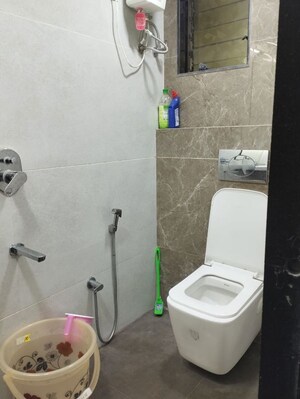 Bathroom in 2 BHK Apartment at Platinum Royal Residency, Kharghar Sector 10 – for Rent