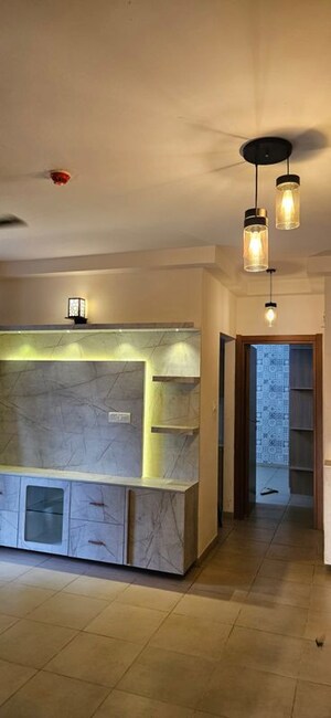 Bathroom in 3 BHK Apartment at Bhartiya Nikoo Homes, Thanisandra Main Road – for Rent