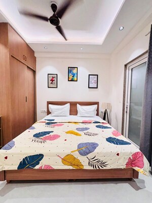Bedroom in 2 BHK Builder Floor at Sushant Lok 3, Sector 57 – for Rent