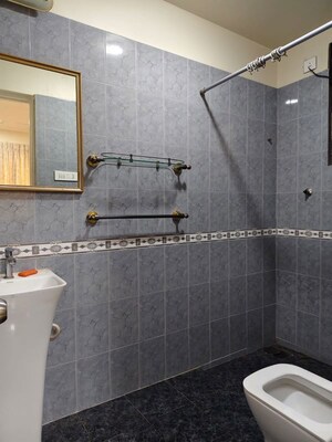Bathroom in 3 BHK Penthouse at Indraprastha Housing Society, Hadapsar – for Sale