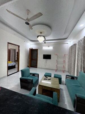 Living Room in 2 BHK Builder Floor at Rajpur Road – for Rent