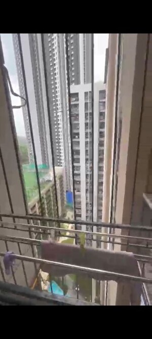 Balcony in 1 BHK Apartment at Lodha Crown Quality Homes, Majiwada – for Rent