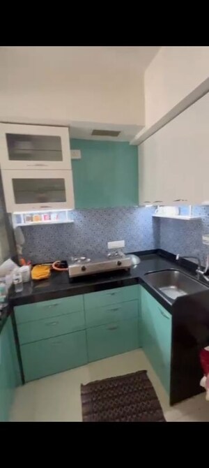 Kitchen in 1 BHK Apartment at Lodha Crown Quality Homes, Majiwada – for Rent