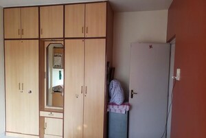 Bedroom in 2 BHK Apartment at Chintamani Pushkardeep, Warje – for Sale