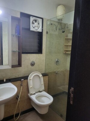 Bathroom in 2 BHK Apartment at Bhojwani The Nook, Tathawade – for Rent