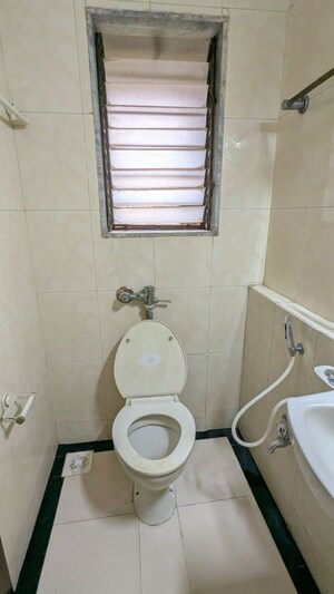 Bathroom in 2 BHK Apartment at Panch Mahal, Powai – for Rent