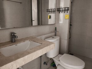 Bathroom in 1 RK Apartment at Hiranandani Estate Solitaire C, Ghodbunder Road – for Rent