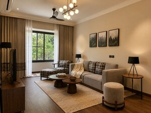 Living Room in 5 BHK Villa at Naldehra – for Sale
