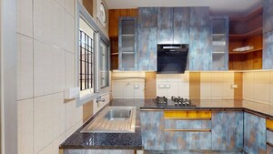 Kitchen in 3 BHK Apartment at Sobha Jasmine, Bellandur – for Sale