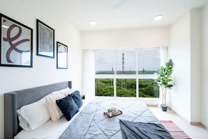 Bedroom in 3.5 BHK Apartment at Godrej The Trees, Vikhroli East – for Sale