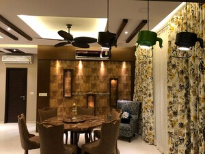 Living Room in 3 BHK Apartment at Jayabheri Orange County, Gachibowli – for Rent