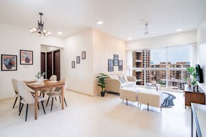 Living Room in 2.5 BHK Apartment at Runwal Elegante, Andheri West – for Sale