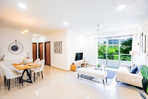 Living Room in 2.5 BHK Apartment at Oberoi Realty Splendor, Andheri East – for Sale