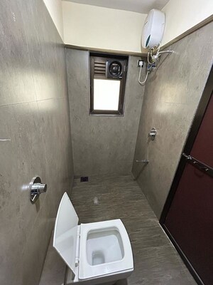 Bathroom in 3 BHK Apartment at Aashna Kamal Dutt CHS, Amboli – for Rent