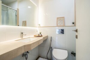 Bathroom in 1 BHK Apartment at Godrej The Trees, Vikhroli East – for Sale