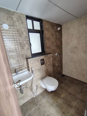 Bathroom in 3 BHK Apartment at Majestique Signature Towers, Balewadi – for Rent