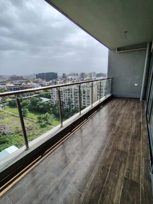 Balcony in 3 BHK Apartment at Majestique Signature Towers, Balewadi – for Rent