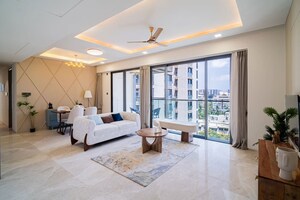 Living Room in 3.5 BHK Apartment at Rustomjee Seasons, Bandra East – for Sale