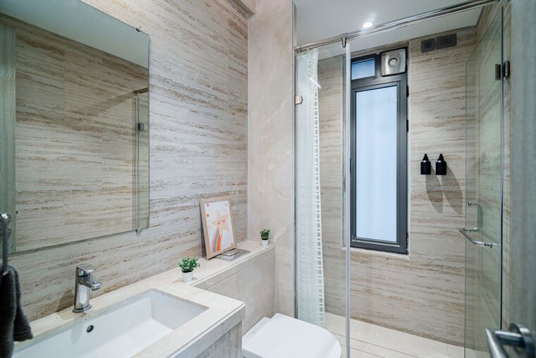 Attached Bathroom, rustomjee-seasons 3.5 Bedroom 1464 Sq.Ft. Apartment In Bandra East Mumbai 10604824