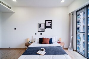 Bedroom in 3.5 BHK Apartment at Rustomjee Seasons, Bandra East – for Sale