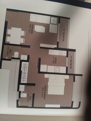 Floor Plan in 2 BHK Apartment at Mehta Altura 1978, Kalyan West – for Sale