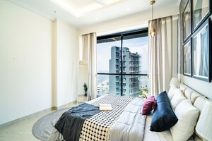 Bedroom in 4 BHK Apartment at KL Astoria, Bandra West – for Sale
