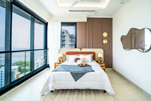 Bedroom in 4 BHK Apartment at KL Astoria, Bandra West – for Sale