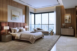 Bedroom in 4 BHK Apartment at KL Astoria, Bandra West – for Sale