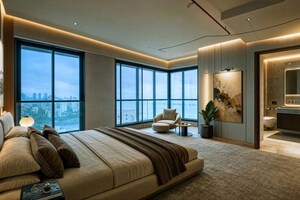 Bedroom in 4 BHK Apartment at KL Astoria, Bandra West – for Sale