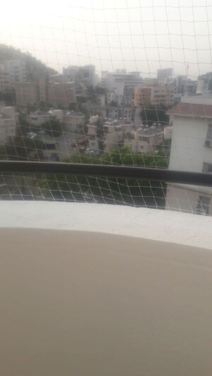 Balcony in 3 BHK Apartment at Rolling Hills ABC, Baner – for Rent