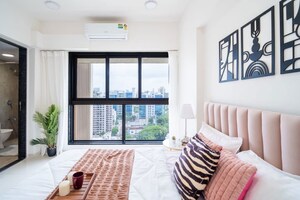 Bedroom in 3 BHK Apartment at Chandak Stella, Goregaon West – for Sale