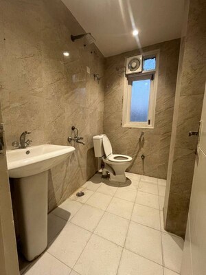 Bathroom in 2 BHK Builder Floor at Saket – for Rent