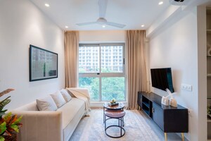 Living Room in 1 BHK Apartment at Hiranandani Regent Hill, Powai – for Sale