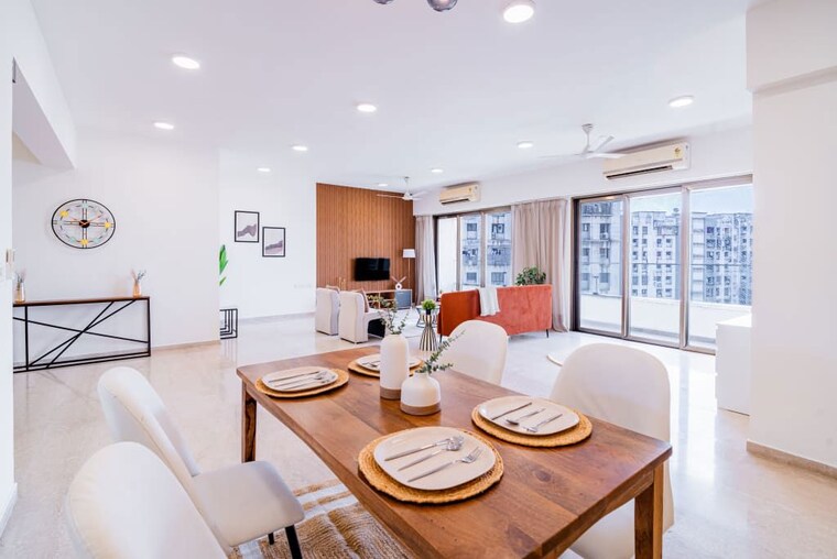 Dining area, l-t-emerald-isle 3 Bedroom 1560 Sq.Ft. Apartment In Powai Mumbai 10601835