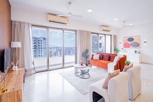 Living Room in 3 BHK Apartment at L&T Emerald Isle, Powai – for Sale